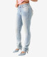 ფოტო #3 პროდუქტის Women's Billie Flap Super T Straight Jean