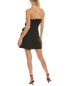 Beulah Rosette Mini Dress Women's Black L