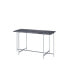 Adelae Sofa Table, Faux Marble & Chrome