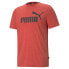 Puma Essentials Heather Crew Neck Short Sleeve T-Shirt Mens Size S Casual Tops - фото #3