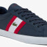 Фото #11 товара Lacoste Grad Vulc 120 2 P SMA Mens Blue Leather Lifestyle Sneakers Shoes