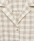 ფოტო #6 პროდუქტის Women's Check Crop Shirt