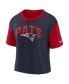 Фото #2 товара Women's Red, Navy New England Patriots High Hip Fashion T-shirt