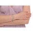 Double steel bracelet with pearl VEDB0538G