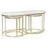 Set of 3 small tables DKD Home Decor Golden 100 x 40 x 45 cm