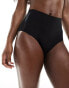 Female Engineering Highwaist micro high absorbancy period brief in black