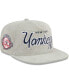 Фото #1 товара Men's and Women's Gray New York Yankees Corduroy Golfer Adjustable Hat