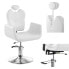 Фото #1 товара Profesjonalny fotel fryzjerski kosmetyczny obrotowy LIVORNO Physa biały