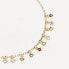 Фото #2 товара Gentle gilded bracelet with pendants WILLOW Gold PU01-109-U