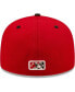 Фото #5 товара Men's Red, Black Murcielagos de Louisville Copa De La Diversion 59FIFTY Fitted Hat