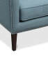 Barton Fabric Accent Chair with Nailheads