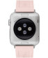 Фото #3 товара Women's Pink Silicone Strap for Apple Watch 38mm, 40mm, 41mm