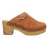 Фото #1 товара Chinese Laundry Cindy Suede Mule Clogs Womens Size 7.5 B BCLG1ASDD