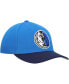 ფოტო #3 პროდუქტის Men's Royal, Navy Dallas Mavericks MVP Team Two-Tone 2.0 Stretch-Snapback Hat