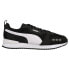 Фото #1 товара Puma R78 Lace Up Mens Black Sneakers Casual Shoes 373117-01