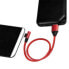Фото #6 товара LogiLink CU0150 - 1 m - USB A - Micro-USB B - USB 2.0 - 480 Mbit/s - Black - Red