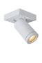 Фото #1 товара Потолочный светильник LUCIDE Badezimmer Wandleuchte Deckenleuchte Schwarz 5 Вт GU10 LED 320 lm 30000 часов IP44 123x100x100 мм 0,53 кг