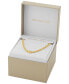 Фото #6 товара Michael Kors silver-Tone or Gold-Tone Brass Pave Charm Chain Necklace