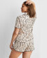 Фото #1 товара Women's 2-Pc. Short-Sleeve Notched-Collar Pajama Set XS-3X, Created for Macy's