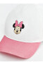 Minnie Mouse Baskılı Kız Bebek Kep Şapka
