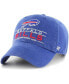 Men's Royal Buffalo Bills Vernon Clean Up Adjustable Hat