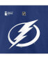 Фото #3 товара Men's Nikita Kucherov Blue Tampa Bay Lightning 2022 Stanley Cup Final Authentic Stack Name and Number T-shirt
