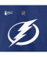 Men's Nikita Kucherov Blue Tampa Bay Lightning 2022 Stanley Cup Final Authentic Stack Name and Number T-shirt