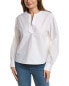 Фото #1 товара Frame Denim Popover Shirt Women's White Xxs