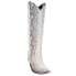 Фото #4 товара Corral Boots A3789 Python Snip Toe Cowboy Womens Grey, White Casual Boots A3789