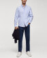 ფოტო #4 პროდუქტის Men's Regular Fit Oxford Cotton Shirt