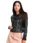 ფოტო #3 პროდუქტის Women Just Friends Leather Jacket