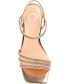 ფოტო #7 პროდუქტის Women's Coraa Rhinestone Strappy Stiletto Sandals