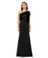 Фото #1 товара Women's Bow-Trim One-Shoulder Gown