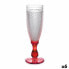 Фото #1 товара Бокал для шампанского Бриллиант Красный Прозрачный Cтекло 185 ml (6 штук)
