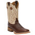 Justin Boots Caddo Square Toe Cowboy Mens Brown Dress Boots BR776