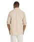 ფოტო #3 პროდუქტის Big & Tall Johnny g Stripe Relaxed Fit Linen Shirt