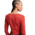 SUPERDRY Vintage Pointelle Crop long sleeve T-shirt Papaya Red Marl, L - фото #3