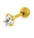 Charming gold-plated titanium VSE6015G-PET piercing
