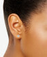 ფოტო #2 პროდუქტის Diamond Hidden Halo Stud Earrings (1 ct. t.w.) in 14k Gold