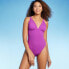 Фото #1 товара Women's Ribbed Triangle One Piece Swimsuit - Shade & Shore