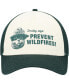 ფოტო #3 პროდუქტის Men's Green, Cream Smokey the Bear Sinclair Snapback Hat