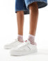 Фото #1 товара Tommy Jeans court trainers in white and pink