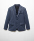 Фото #1 товара Men's Super Slim-Fit Stretch Fabric Suit Blazer