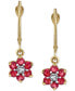 Фото #1 товара Серьги Macy's Ruby Floral