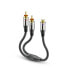 Фото #1 товара Sonero S-ACA011 - RCA - Female - 2 x RCA - Male - 0.2 m - Black