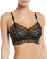 Else 268990 Women's Long Line Lace Full Coverage Wire Free Bra Size 36C
