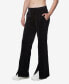 Фото #3 товара Women's Full Length Velvet Vented Pants