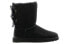 UGG Bailey Bow II Boot 牛反绒 加绒保暖 中筒 雪地靴 女款 黑色 / Сапоги UGG Bailey Bow II Boot 1016225-BLK