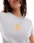 Фото #4 товара Miss Selfridge teddy bear tee in grey