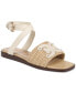 Фото #1 товара Ilsie Strappy Raffia Flat Sandals